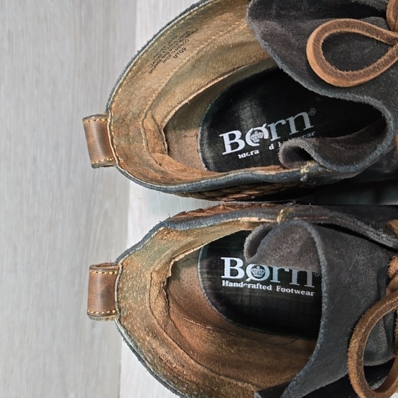 Born Women Temple Ankle Leather Boots shoes sz 8 - Picture 6 of 12